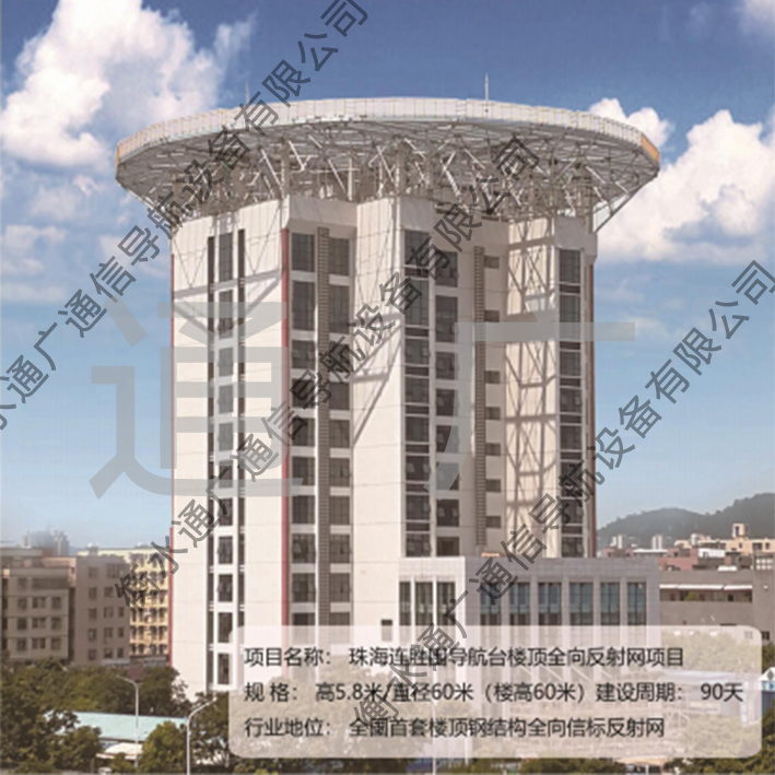樓頂工藝型全向信標反射網Roof craft omnidirectional beacon reflector net<br>Reflection Network