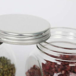 多功能扁狀儲物玻璃瓶 儲存、收納與外貿定制